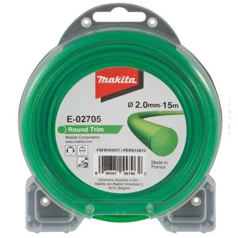 Utförsäljning E-02705 Makita Trimmertråd 2 mm x 15 m